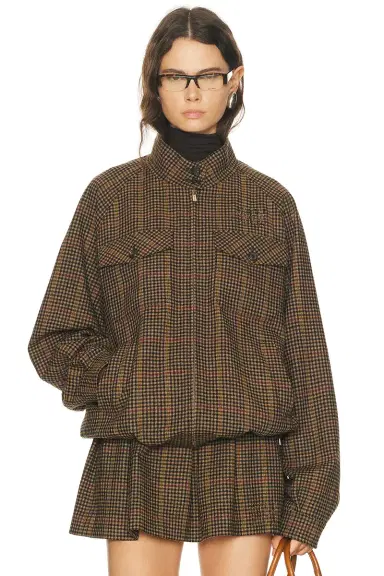 Miu Miu Pied De Poule Jacket | Thumbnail 1