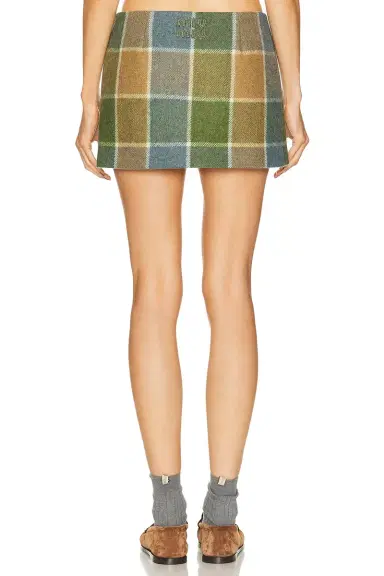 Miu Miu Check Skirt | Thumbnail 4