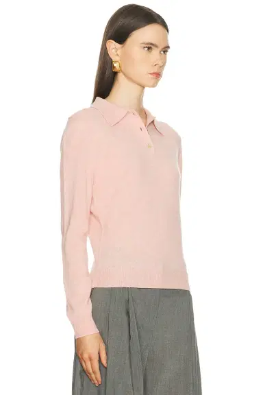 RENGGLI Cashmere Long Sleeve Polo | Thumbnail 2 RENGGLI Cashmere Long Sleeve Polo | Thumbnail 2