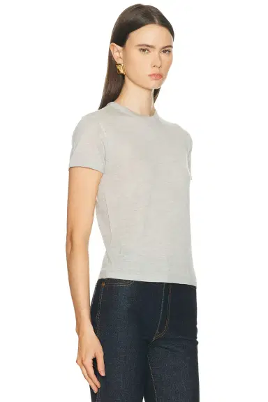RENGGLI Cashmere Silk Knit Tee | Thumbnail 2