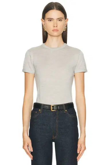 RENGGLI Cashmere Silk Knit Tee | Thumbnail 1
