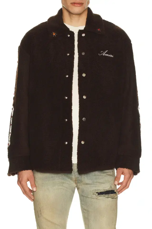 Amiri Bones Studded Overshirt