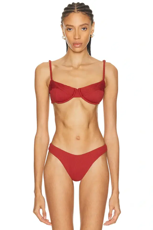 HAIGHT. Vintage Ribbed Bikini Top