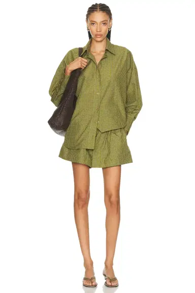 Brandon Maxwell Harvey Boyfriend Shirt | Thumbnail 4