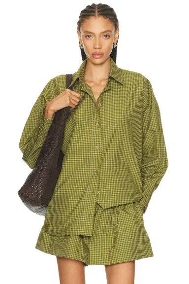Brandon Maxwell Harvey Boyfriend Shirt | Thumbnail 1