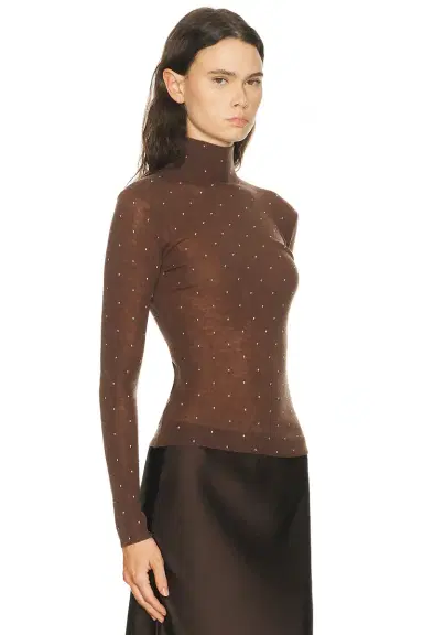 Rabanne Studded Turtleneck | Thumbnail 2