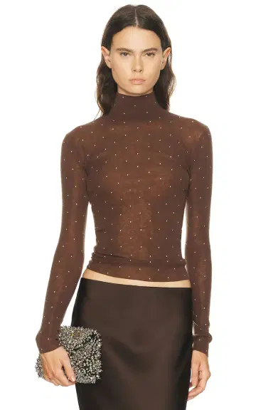 Rabanne Studded Turtleneck | Thumbnail 1