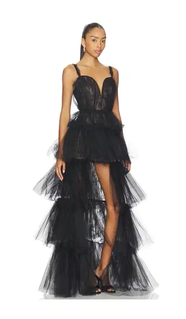 Aknvas x REVOLVE Alfhild Bustier Tiered Gown | Thumbnail 2
