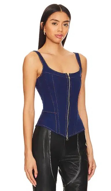 Understated Leather Chevy Bustier | Thumbnail 2