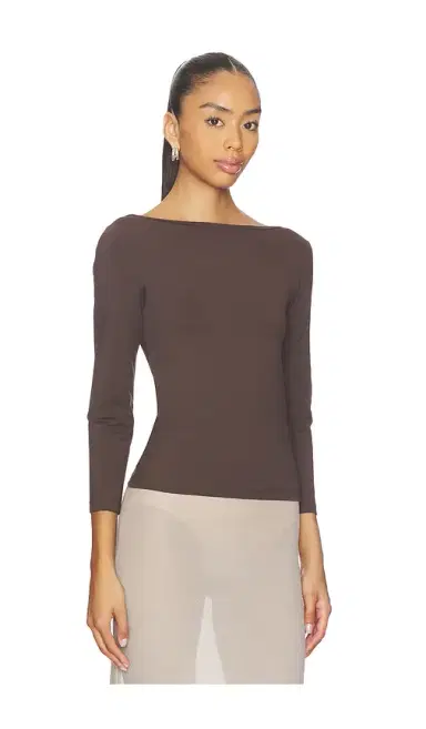 St. Agni Soft Jersey Ballerina Top | Thumbnail 2