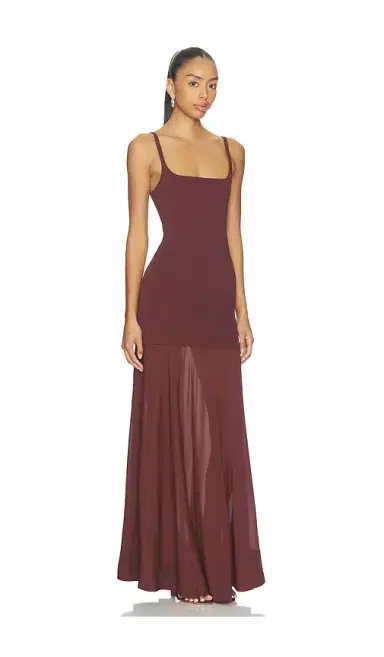 St. Agni Sheer Silk Circle Hem Dress | Thumbnail 2