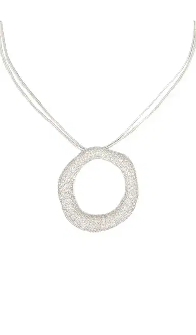 Ettika Open Circle Pave Necklace | Thumbnail 2