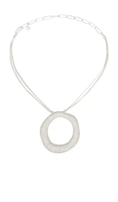 Ettika Open Circle Pave Necklace | Thumbnail 1