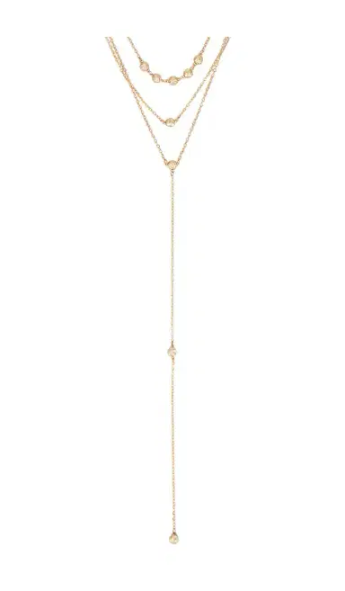 Ettika Molten Layered Lariat Necklace | Thumbnail 2