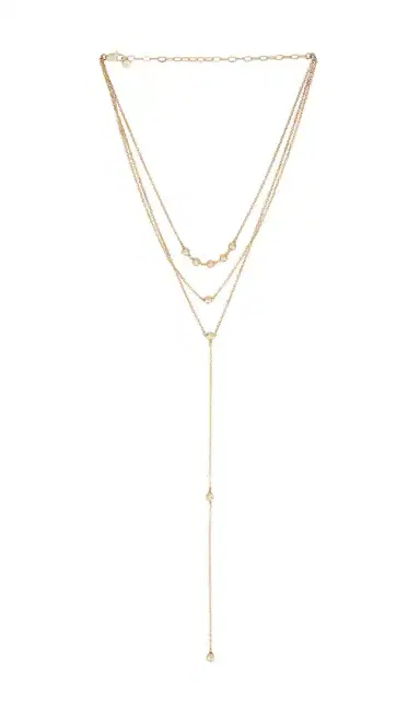 Ettika Molten Layered Lariat Necklace | Thumbnail 1