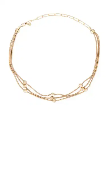 Ettika Molten Snake Chain Necklace | Thumbnail 1 Ettika Molten Snake Chain Necklace | Thumbnail 1