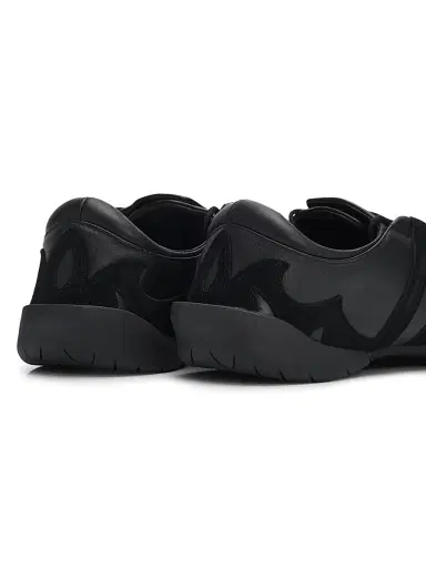 Adidas Men's Y-3 Regu Low-Top Sneakers - Black - Size 9.5 | Thumbnail 3