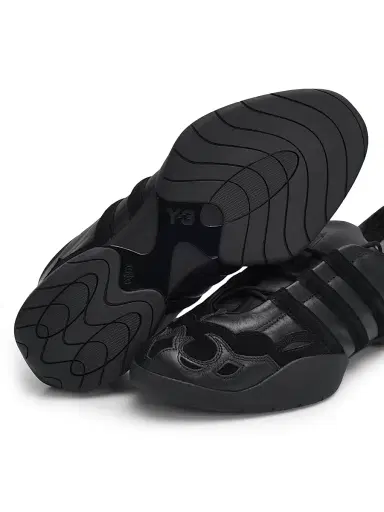 Adidas Men's Y-3 Regu Low-Top Sneakers - Black - Size 9.5 | Thumbnail 5