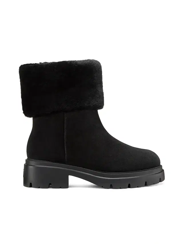 Stuart Weitzman Women's Hudson 50MM Shearling Booties - Black