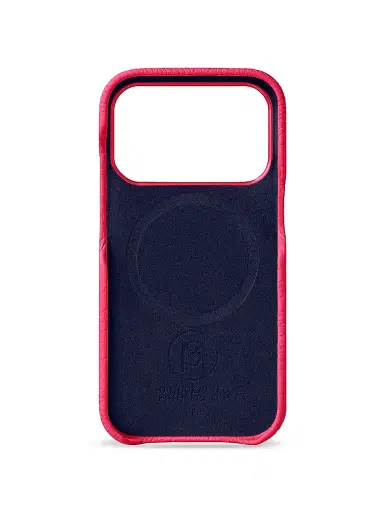 MAISON de SABRÉ Leather Phone Case (iPhone 17 Pro Max) - Shibuya Fuchsia | Thumbnail 4