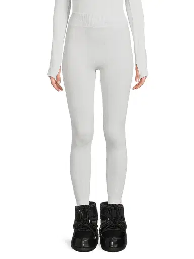 Cordova Women's Sol Shape Wear Rib-Knit Wool-Blend Leggings - Smoke | Thumbnail 3 Cordova Women's Sol Shape Wear Rib-Knit Wool-Blend Leggings - Smoke | Thumbnail 3