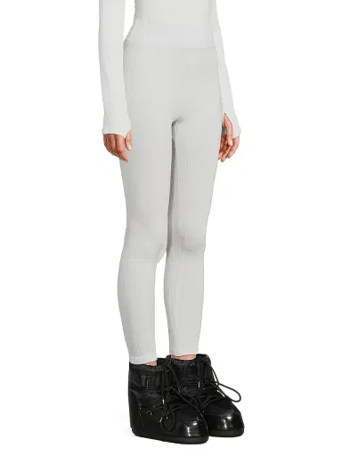 Cordova Women's Sol Shape Wear Rib-Knit Wool-Blend Leggings - Smoke | Thumbnail 4 Cordova Women's Sol Shape Wear Rib-Knit Wool-Blend Leggings - Smoke | Thumbnail 4