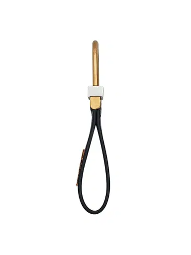 Saint Laurent Men's Tiny Cassandre Keyring in Smooth Leather | Thumbnail 3 Saint Laurent Men's Tiny Cassandre Keyring in Smooth Leather | Thumbnail 3