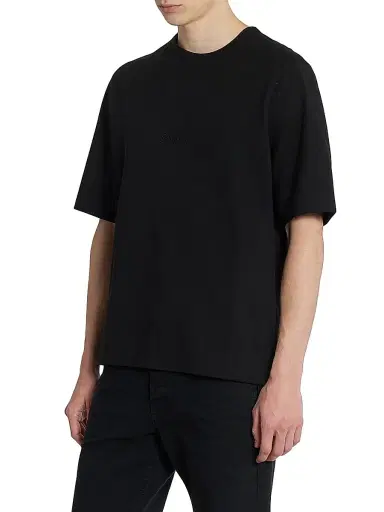 Saint Laurent Men's Cotton T-Shirt - Noir - Size XS | Thumbnail 4 Saint Laurent Men's Cotton T-Shirt - Noir - Size XS | Thumbnail 4