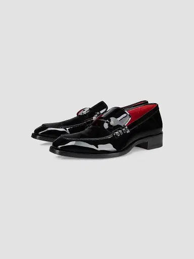 Christian Louboutin Men's Chambelimoc Night Strass Loafers - Black | Thumbnail 2 Christian Louboutin Men's Chambelimoc Night Strass Loafers - Black | Thumbnail 2