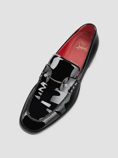 Christian Louboutin Men's Chambelimoc Night Strass Loafers - Black | Thumbnail 4 Christian Louboutin Men's Chambelimoc Night Strass Loafers - Black | Thumbnail 4