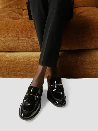 Christian Louboutin Men's Chambelimoc Night Strass Loafers - Black | Thumbnail 6 Christian Louboutin Men's Chambelimoc Night Strass Loafers - Black | Thumbnail 6