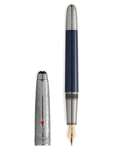 Montblanc Meisterstück Around The World In 80 Days Doué Classique Fountain Pen - Blue | Thumbnail 3 Montblanc Meisterstück Around The World In 80 Days Doué Classique Fountain Pen - Blue | Thumbnail 3
