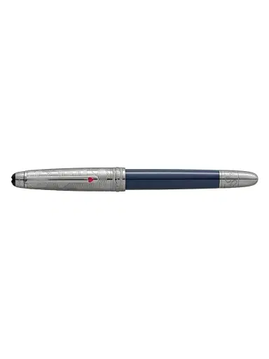 Montblanc Meisterstück Around The World In 80 Days Doué Classique Fountain Pen - Blue | Thumbnail 1 Montblanc Meisterstück Around The World In 80 Days Doué Classique Fountain Pen - Blue | Thumbnail 1