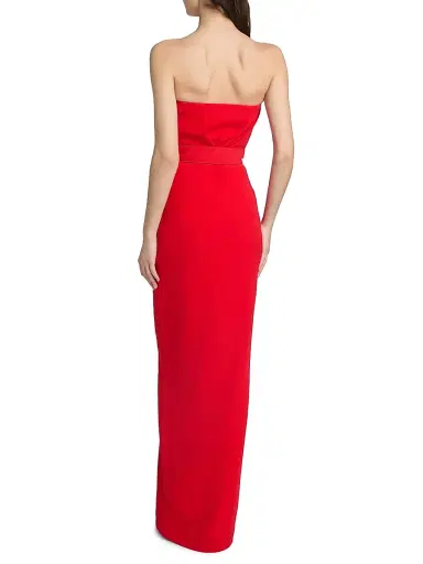 16Arlington Women's Lights On Aeta Strapless Crepe Gown | Thumbnail 5