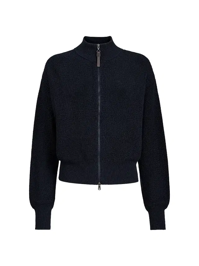 Brunello Cucinelli Women's Cotton Sparkling Net Cardigan - Blue