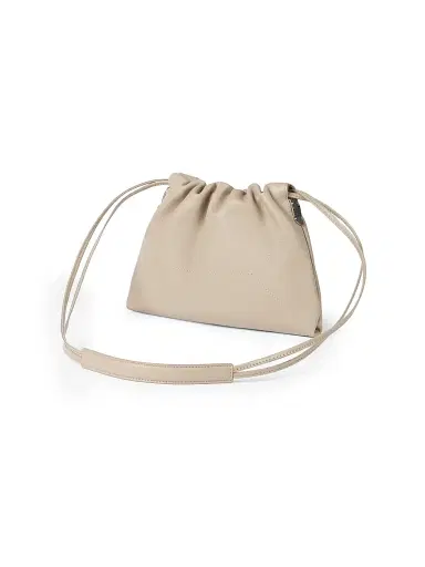 Brunello Cucinelli Women's Duo Pouch Bag in Calfskin - Buff | Thumbnail 3