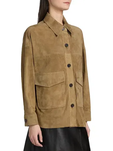 ARMA Women's Kaylee Suede Jacket | Thumbnail 4