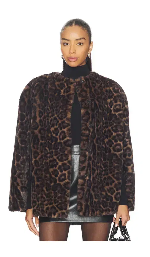 Sloane Leopard Cape