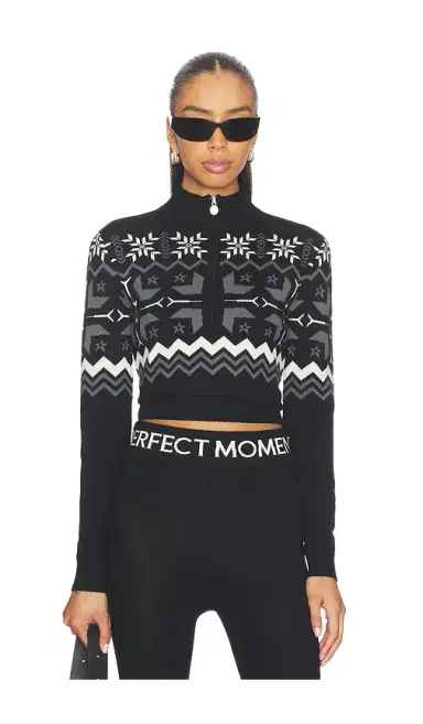 Perfect Moment Nordic Merino Wool Half-zip Sweater | Thumbnail 1