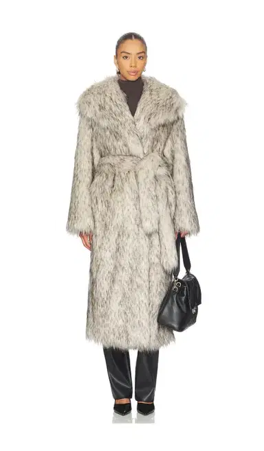 The Andamane Winter Maxi Faux Fur Coat | Thumbnail 2 The Andamane Winter Maxi Faux Fur Coat | Thumbnail 2