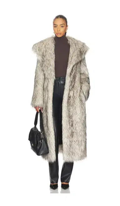 The Andamane Winter Maxi Faux Fur Coat | Thumbnail 1 The Andamane Winter Maxi Faux Fur Coat | Thumbnail 1