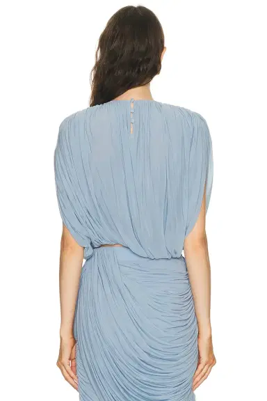 Magda Butrym Draped Blouse | Thumbnail 4 Magda Butrym Draped Blouse | Thumbnail 4