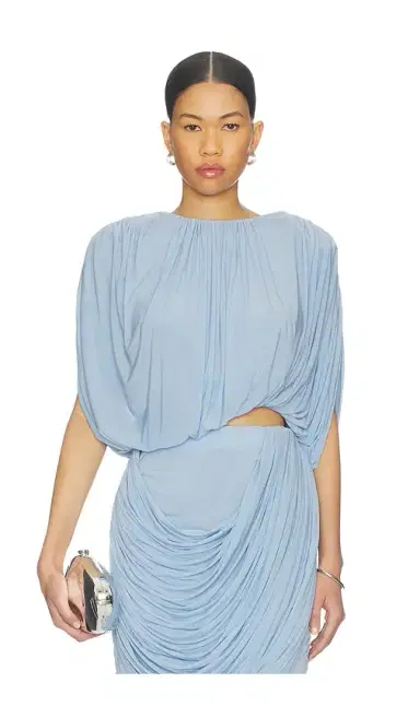 Magda Butrym Draped Blouse | Thumbnail 6 Magda Butrym Draped Blouse | Thumbnail 6