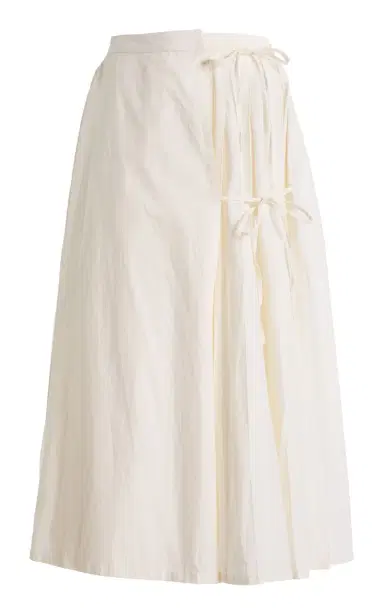 Marlies Grace Lou Lou Pleated Cotton Midi Skirt | Thumbnail 6 Marlies Grace Lou Lou Pleated Cotton Midi Skirt | Thumbnail 6