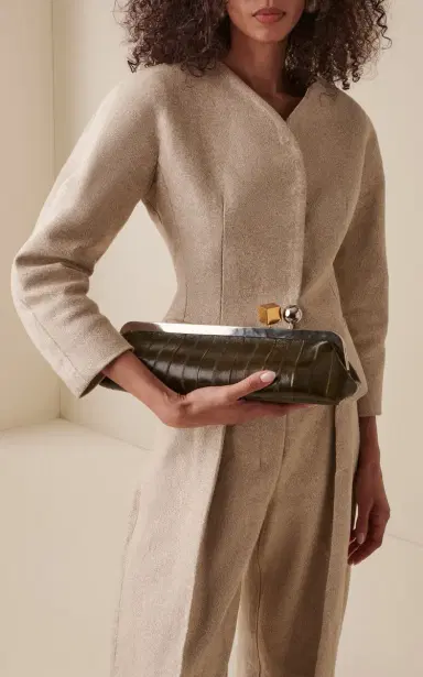Jacquemus The Salon Leather Clutch | Thumbnail 2