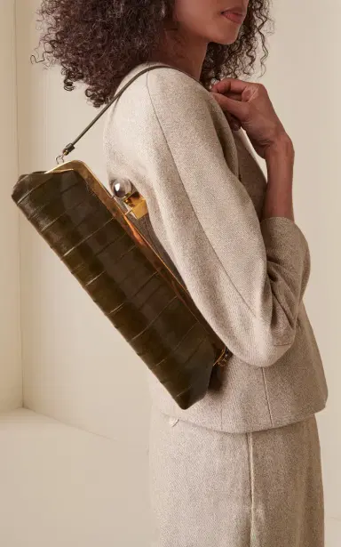 Jacquemus The Salon Leather Clutch | Thumbnail 3