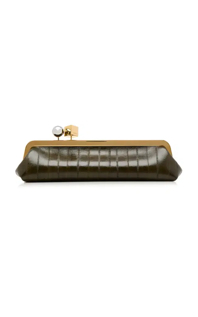 Jacquemus The Salon Leather Clutch