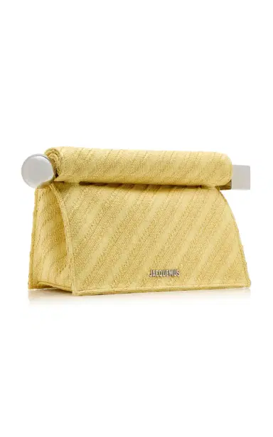 Jacquemus The Round Carré Cotton Clutch | Thumbnail 2 Jacquemus The Round Carré Cotton Clutch | Thumbnail 2