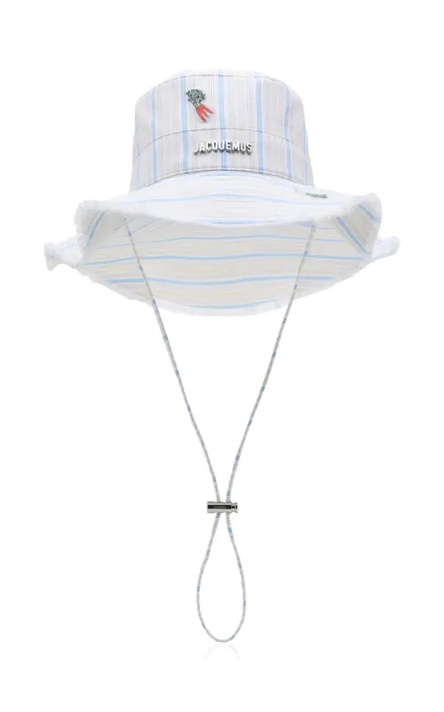 The Artichaut Bob Striped Jacquard Cotton Hat