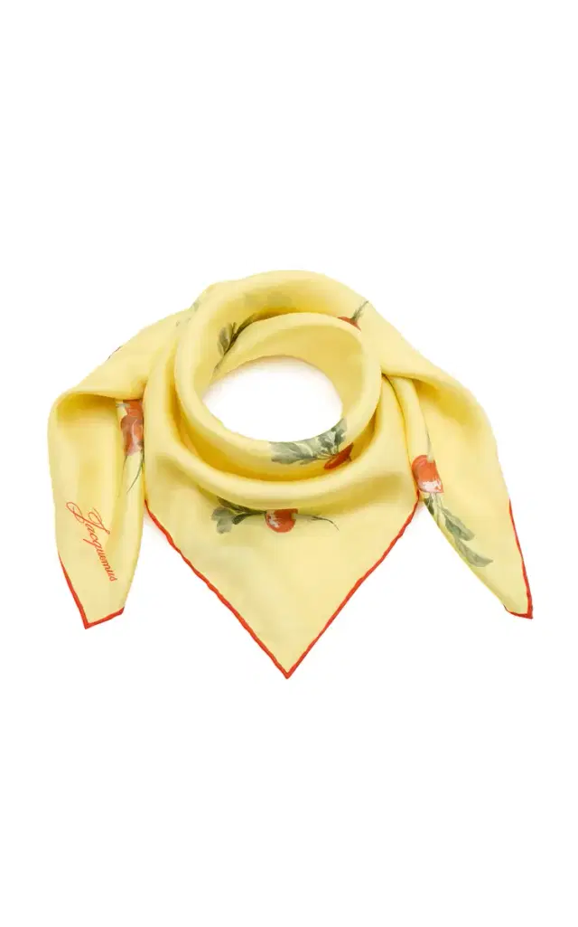 The Radish Silk Scarf